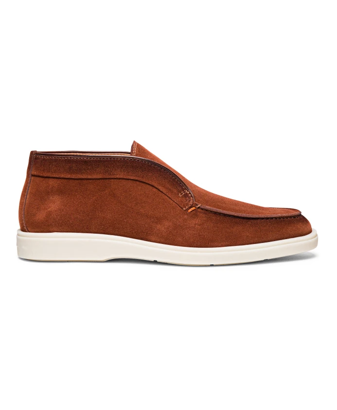 

Замшевые ботинки дезерты Santoni, коричневый