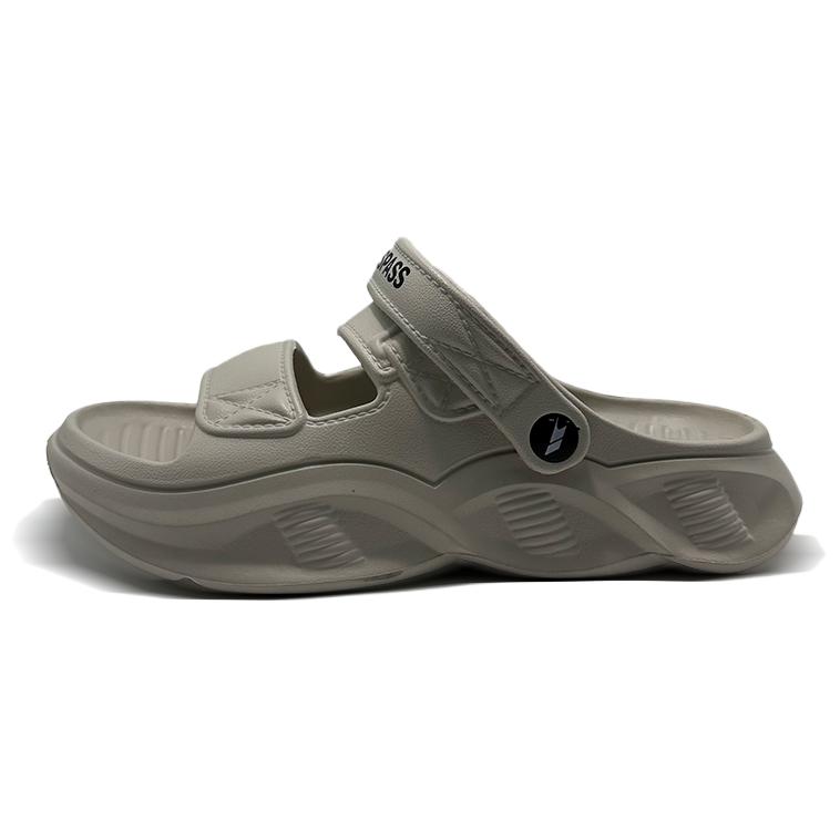 

TRESPASS Мужские бесшумные тапочки EVA Quiet Slide серые, цвет Gray