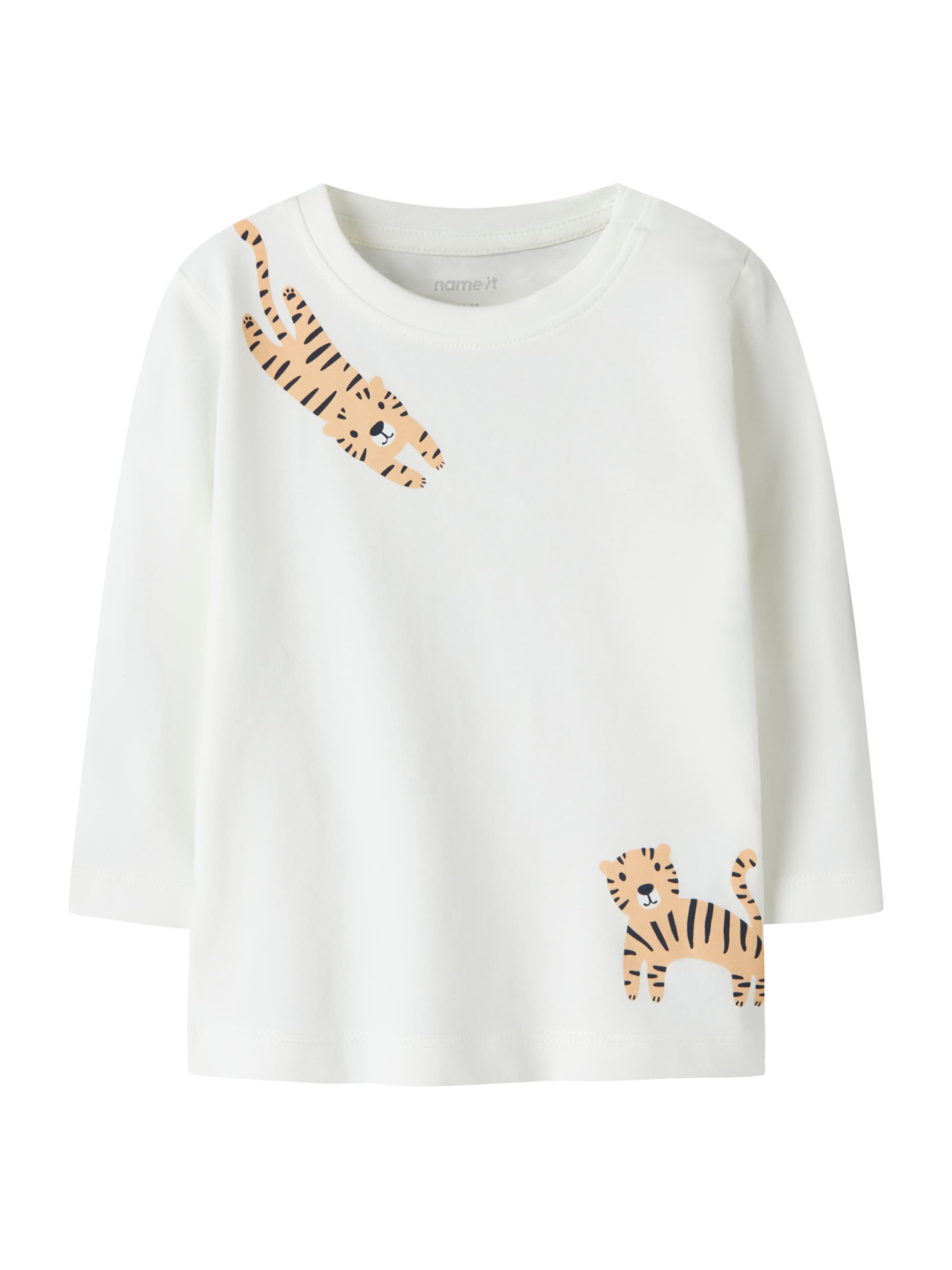 

NAME IT Лонгслив 'NBMVACION' в белом цвете