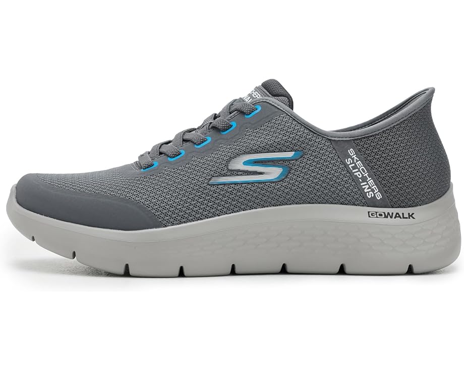 Мужские кроссовки SKECHERS Performance Hands Free Slip-Ins Go Walk Flex - Netro, Charcoal — фото 4