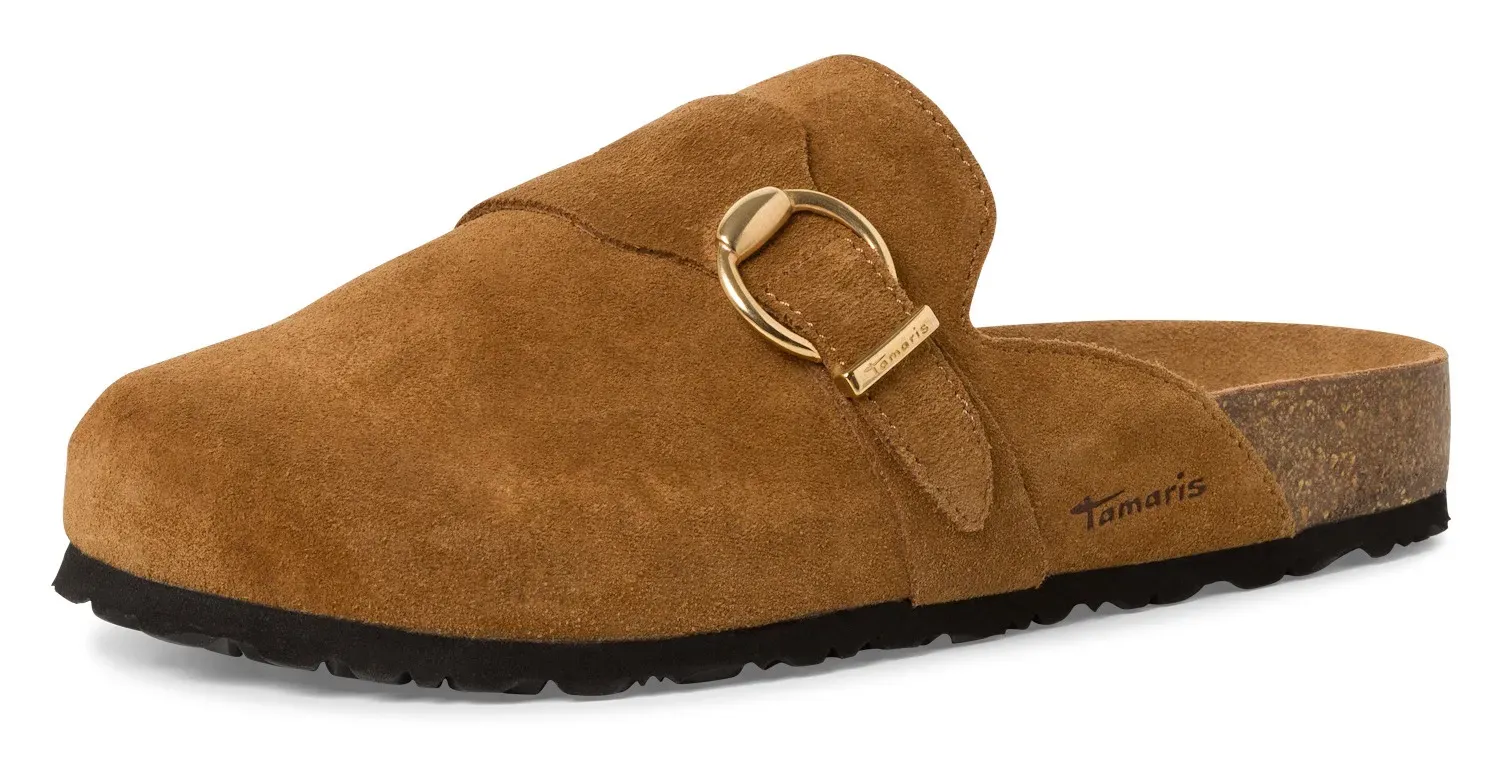 

Сабо Tamaris, базовая, летняя обувь, тапочки в классическом стиле, цвет Cognac