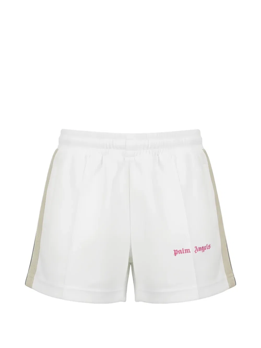 Шорты с боковой полосой и логотипом Palm Angels Kids, белый