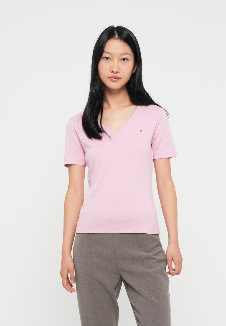 

Футболка Tommy Hilfiger SLIM CODY, Bonita Pink/Light Pink, Розовый, Футболка Tommy Hilfiger SLIM CODY, Bonita Pink/Light Pink