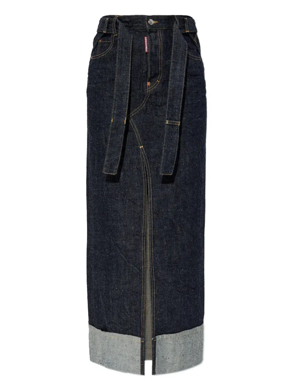 

Юбка миди с поясом из коллаборации с Magliano Dsquared2, синий