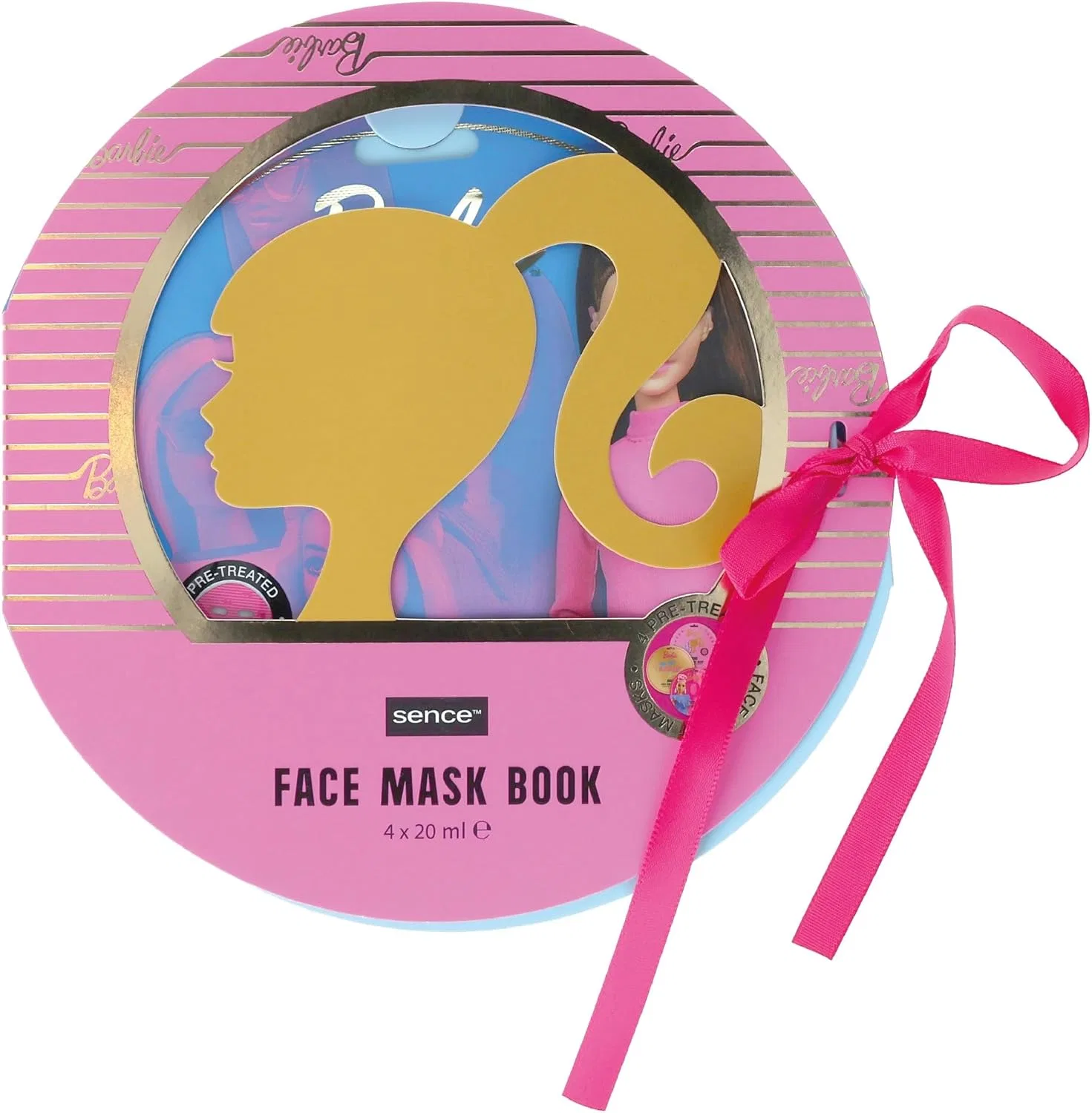 Набор Sence — Тканевых масок для лица Barbie, 4 шт