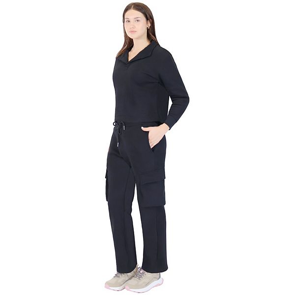 

Женский мягкий лоунж-сет Relax Fit Royal Threads Canada, Black