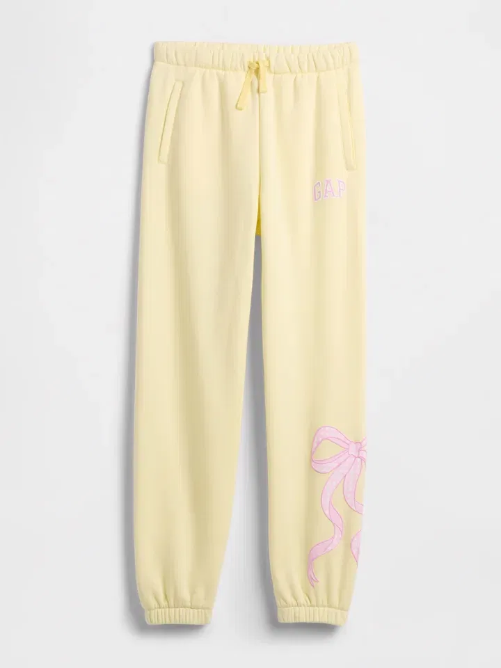 Спортивные штаны, желтые, GAP, желтый