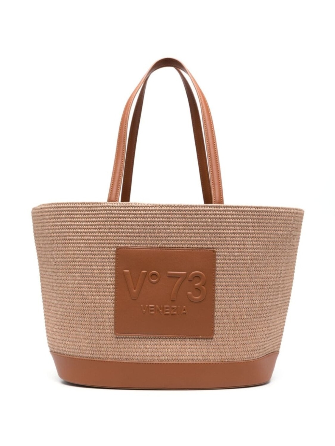 

Сумка-тоут с нашивкой-логотипом V°73, коричневый