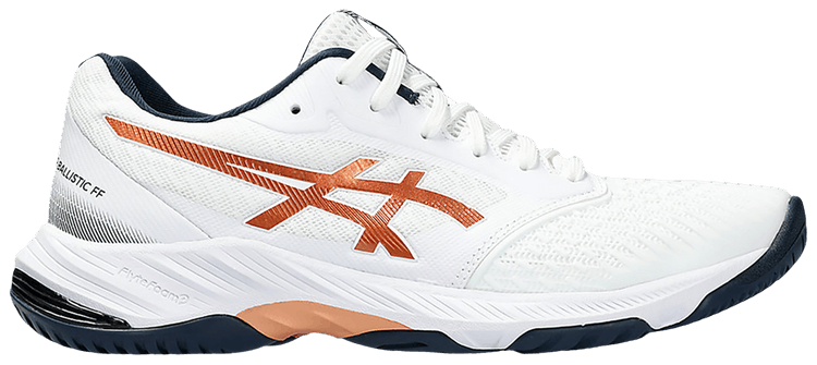 

Кроссовки ASICS Netburner Ballistic FF 3 'White Pure Bronze', белый