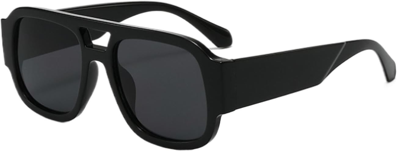 

Солнцезащитные очки с защитой от УФ-излучения UV400 | Большая оправа, двойные перемычки, широкие дужки | Для женщин и мужчин, для занятий спортом на открытом воздухе и вождения DSVIGF, 10