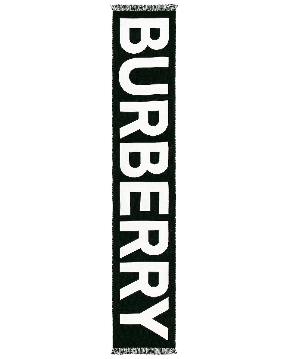 

Футбольный шарф Burberry, черный