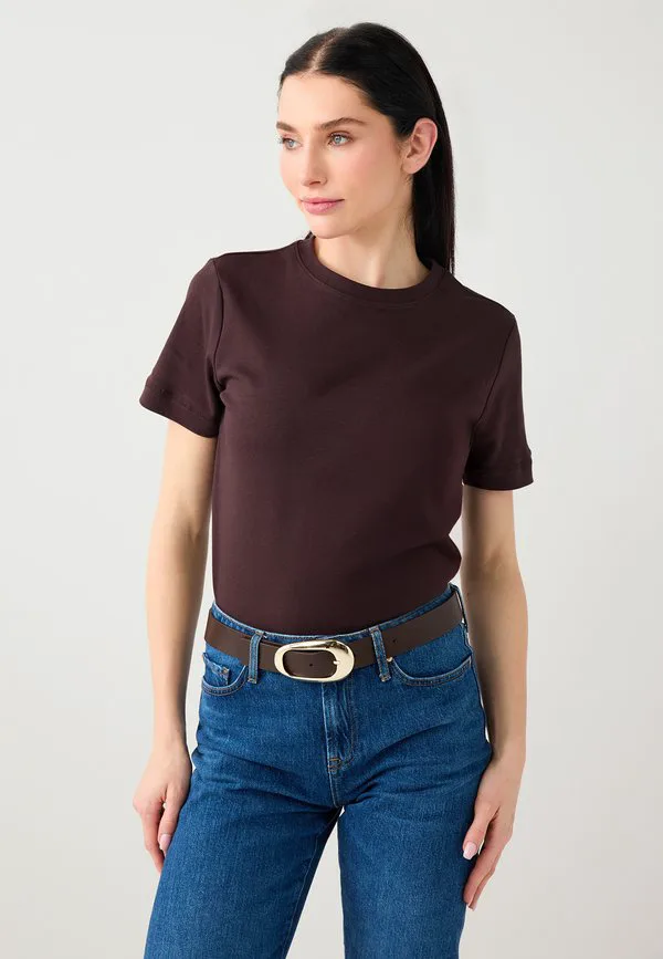 

Базовая футболка с коротким рукавом Jimmy Key, Brown, Коричневый, Базовая футболка с коротким рукавом Jimmy Key, Brown