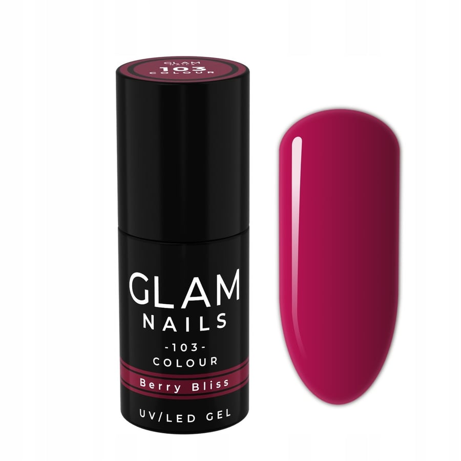 

Гибридный лак для ногтей Glam Nails 103 Berry Bliss 6 мл