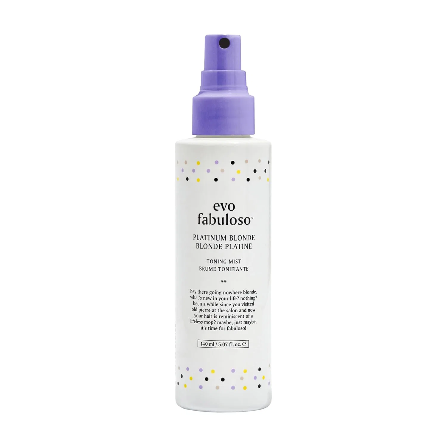 Тонирующий спрей «Fabuloso Platinum Blonde Toning Mist» от EVO Evo