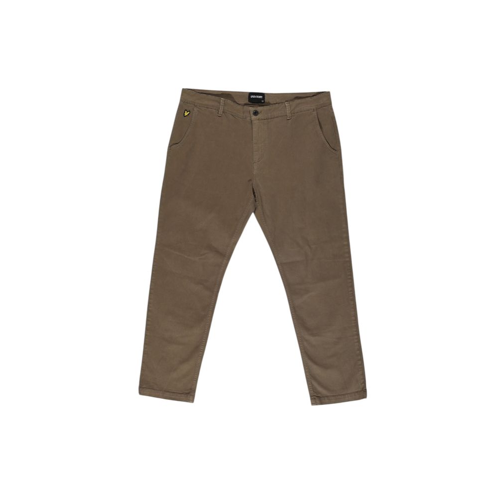

Бежевые хлопковые джинсы и брюки Lyle & Scott