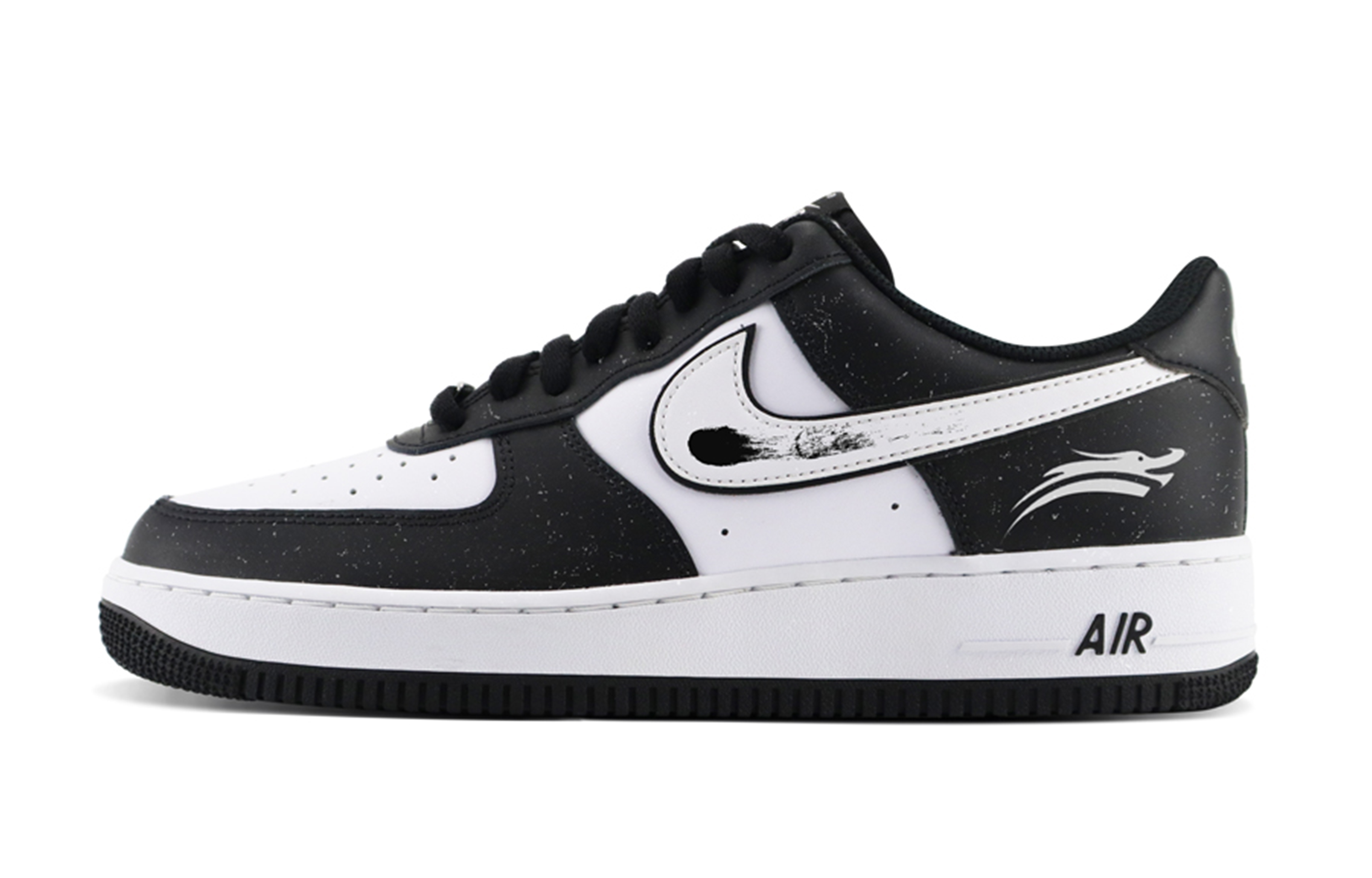 

Кроссовки Nike Air Force 1 Skateboarding Shoes Unisex Low-top Black/white, черный