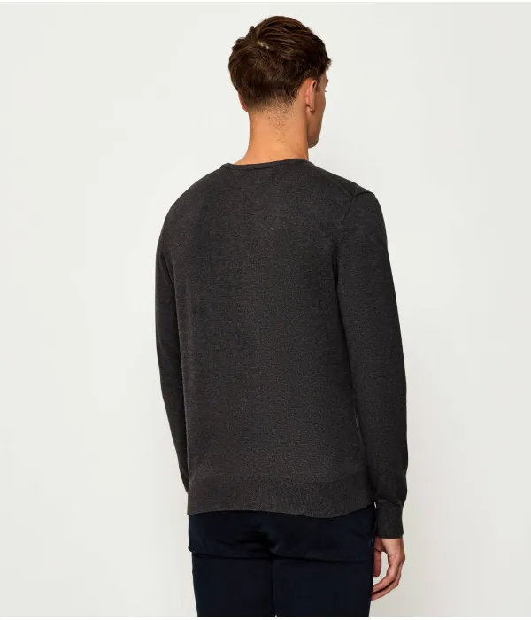 Необходимый свитер Regular fit Tommy Hilfiger, серый — фото 3