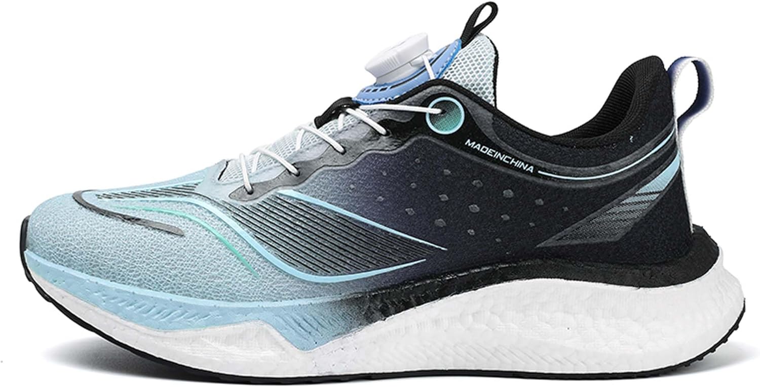 

Мужские и женские удобные дышащие баскетбольные кроссовки средней высоты с шнуровкой Ksyvucrd, синий