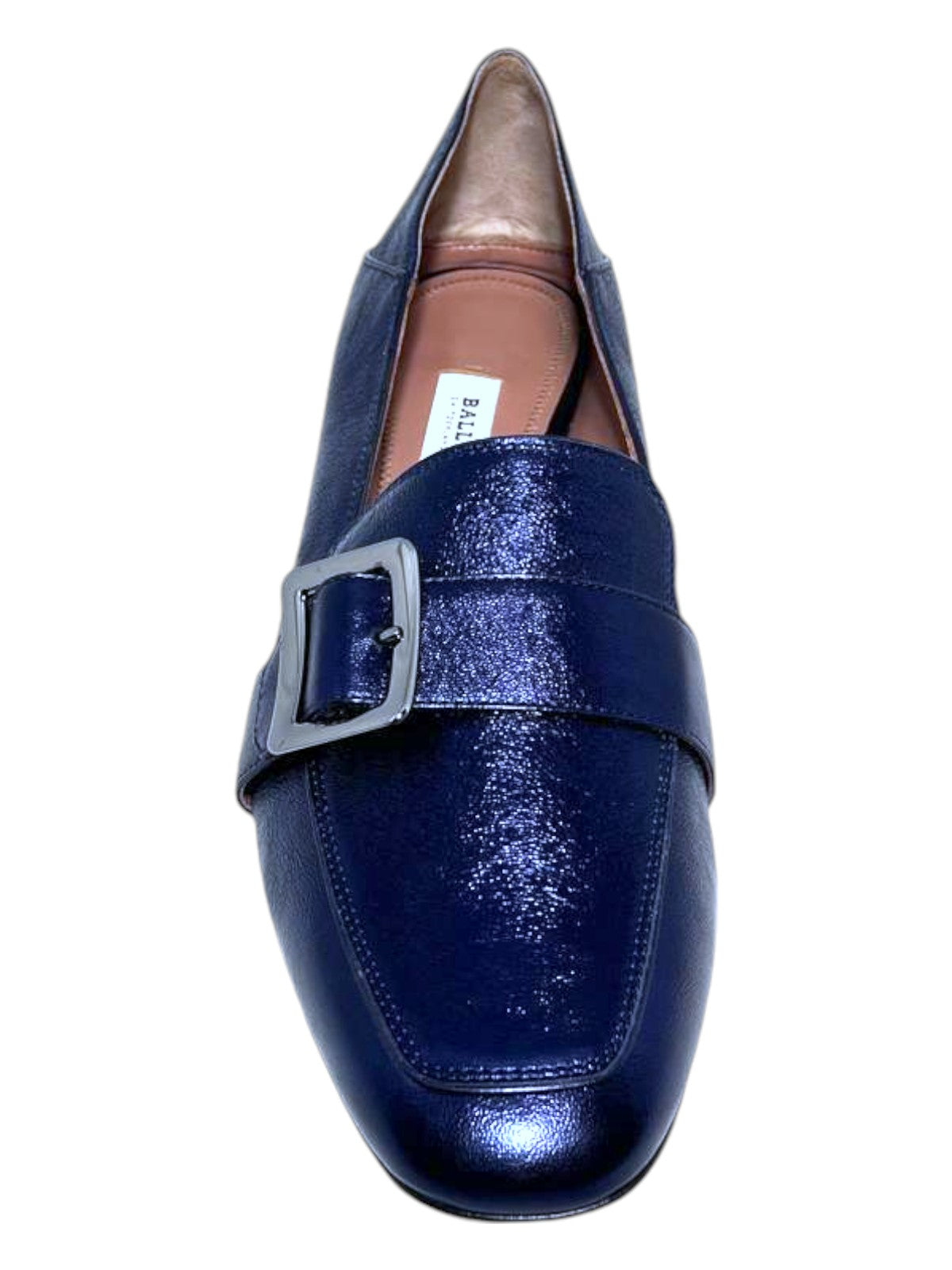 Bally Janelle 6217721 Женские мокасины цвета металлик, кожа — фото 4