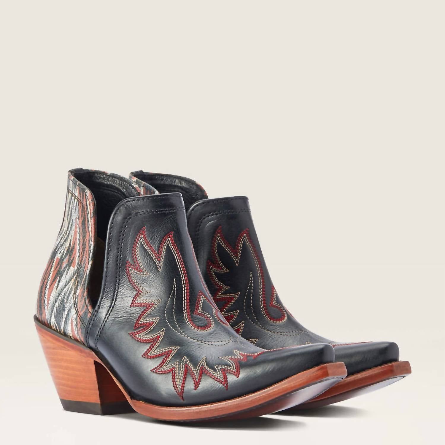 Женские ботинки Ariat Dixon Chimayo низкие ковбойские, темно-синий — фото 4