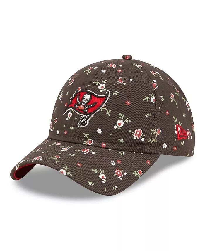 

Женская оловянная регулируемая шляпа Tampa Bay Buccaneers Floral 9TWENTY New Era