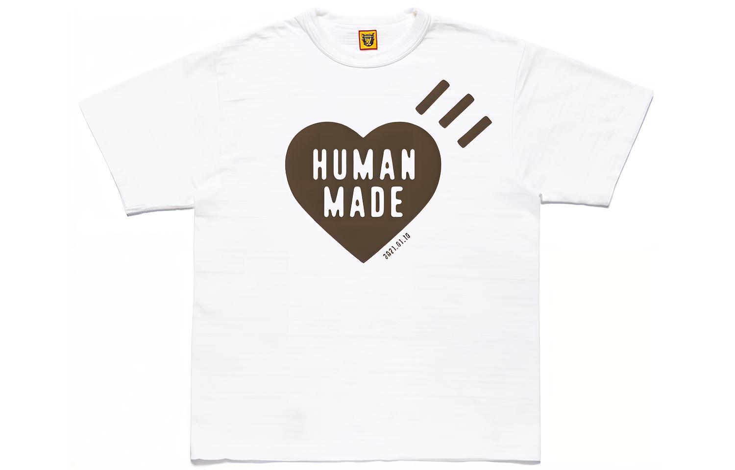 

Human Made Футболки унисекс, белые, с круглым вырезом, умеренно прямой крой, Белый, Human Made Футболки унисекс, белые, с круглым вырезом, умеренно прямой крой