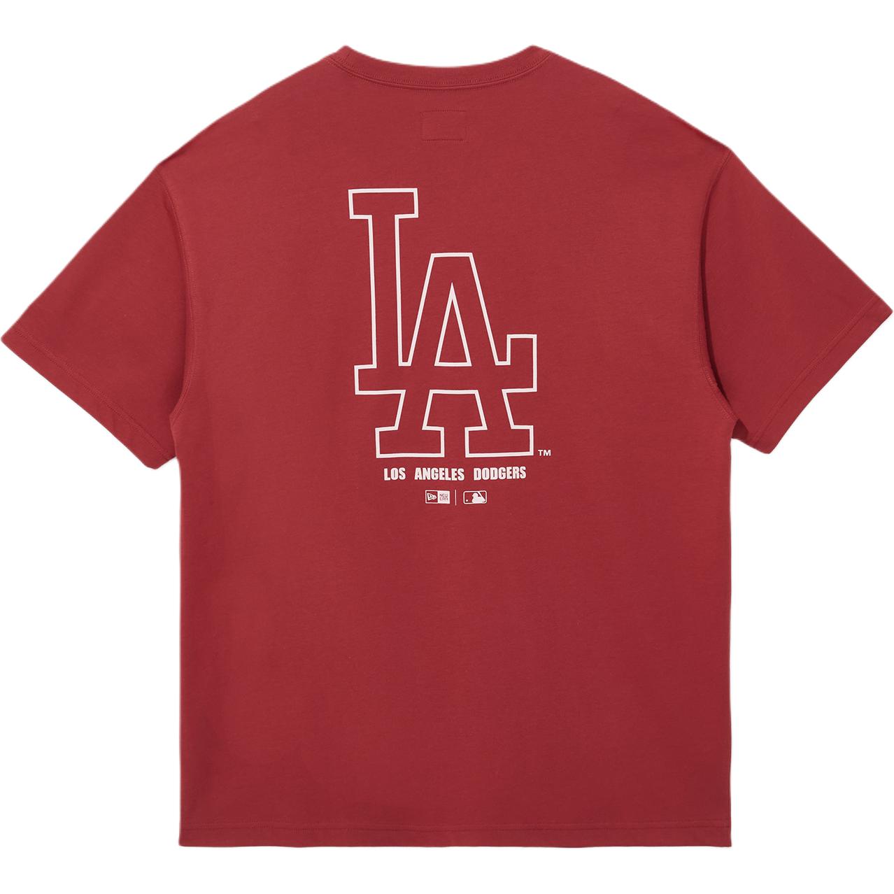 

New Era Футболка унисекс красная, Красный, New Era Футболка унисекс красная