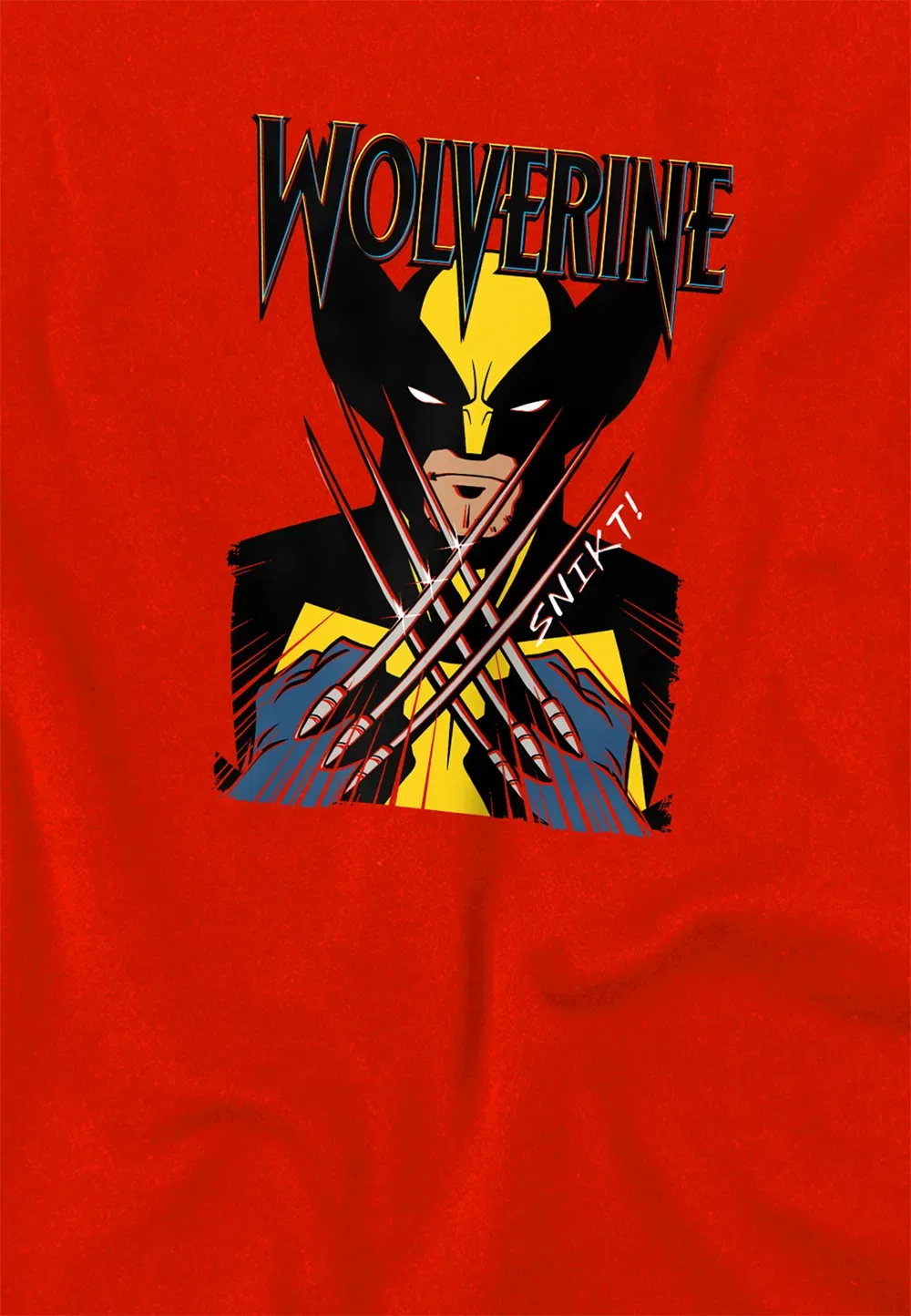 Детский худи Wolverine X-Men, Marvel, красный — фото 2