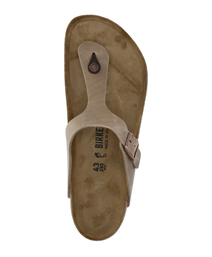 Сандалии Giza из промасленной кожи Birkenstock, коричневый — фото 4