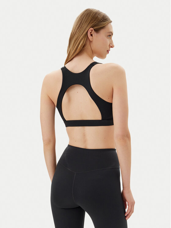 Облегающий спортивный бюстгальтер Powerimpact HIIT JI9964 Adidas, черный — фото 3