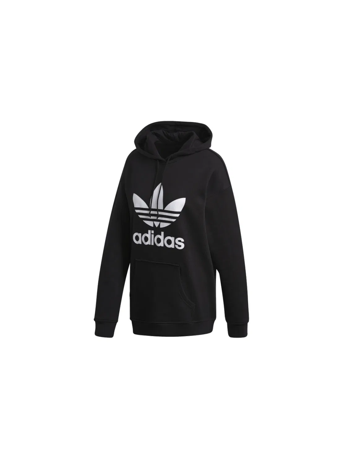 Толстовка Adidas Originals adidas Trefoil Hoodie черного цвета