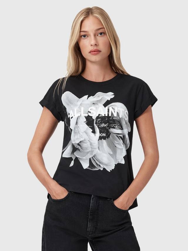 

Футболка с принтом Lena Anna AllSaints, Black/Multi