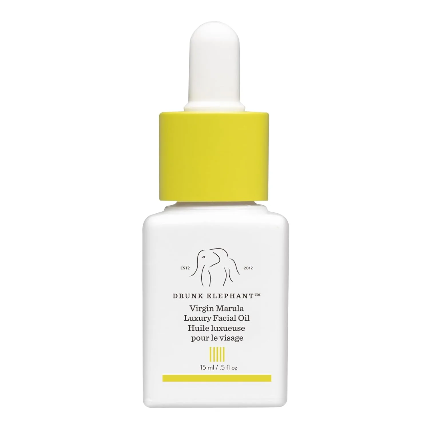 Сыворотка Drunk Elephant — Virgin Marula Luxury Facial Oil - , чистая клиническая косметика, без жестокости, 14.8 мл
