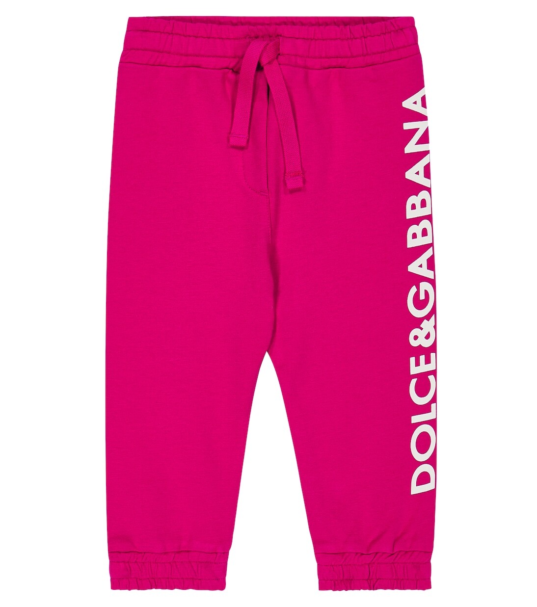 

Детские спортивные штаны из джерси с леопардовым принтом Dolce&Gabbana Kids, розовый