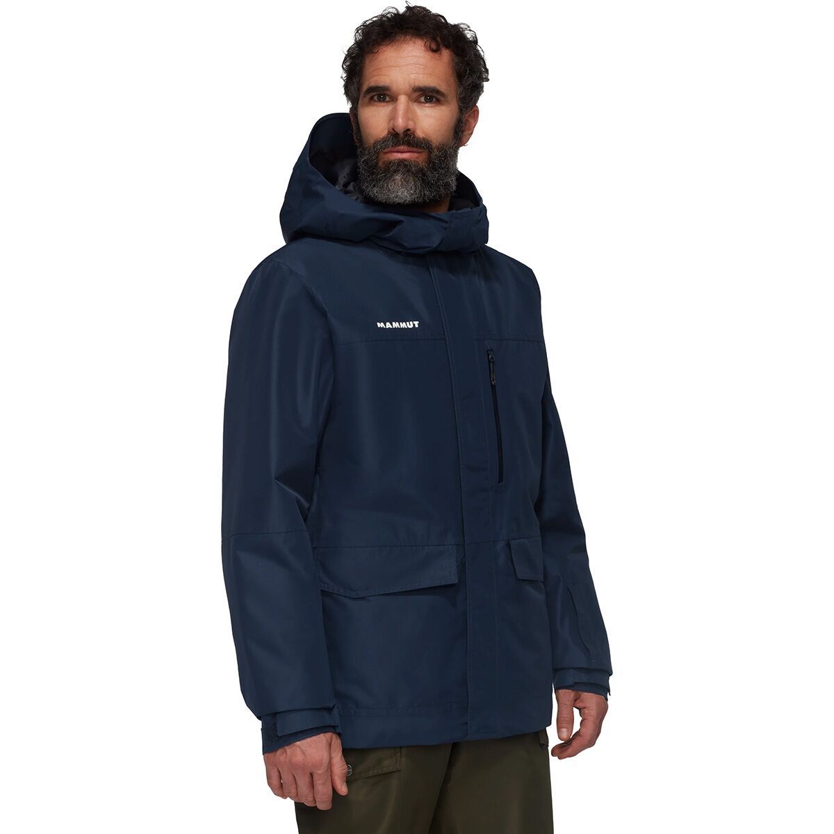 

Утепленная куртка с капюшоном Fall line hs thermo Mammut, синий