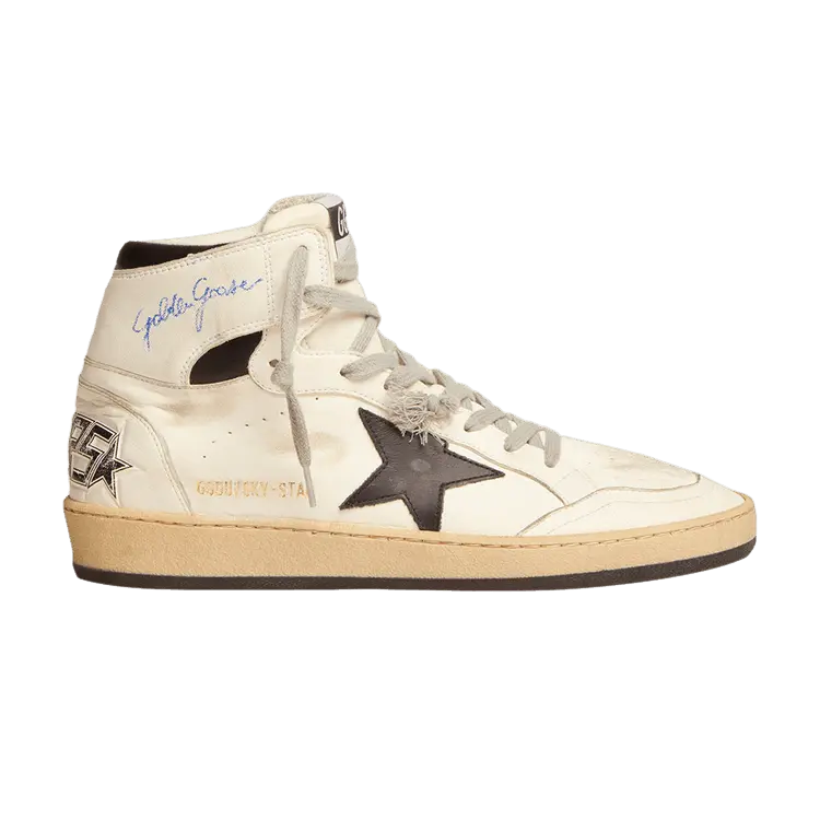 

Кроссовки Golden Goose Wmns Sky Star High White Black, белый
