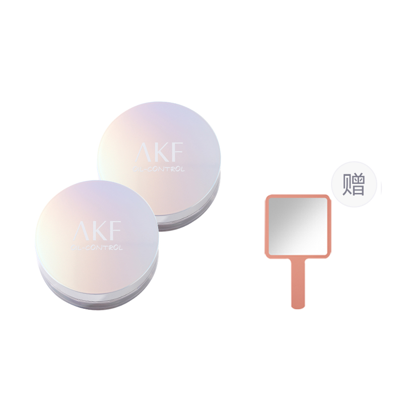 

Матовый финиш с матовой текстурой рассыпчатая пудра контроль жира без переноса увлажняющая 10г*2 AKF, [Oil Control]Loose Powder+Soft Focus 03 Loose Powder+Mirror