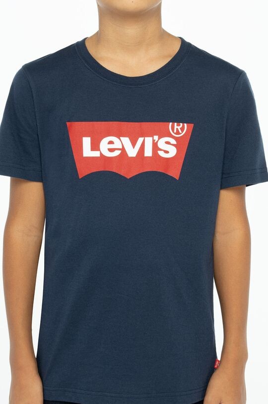 Хлопковая футболка для детей Levi's, темно-синий