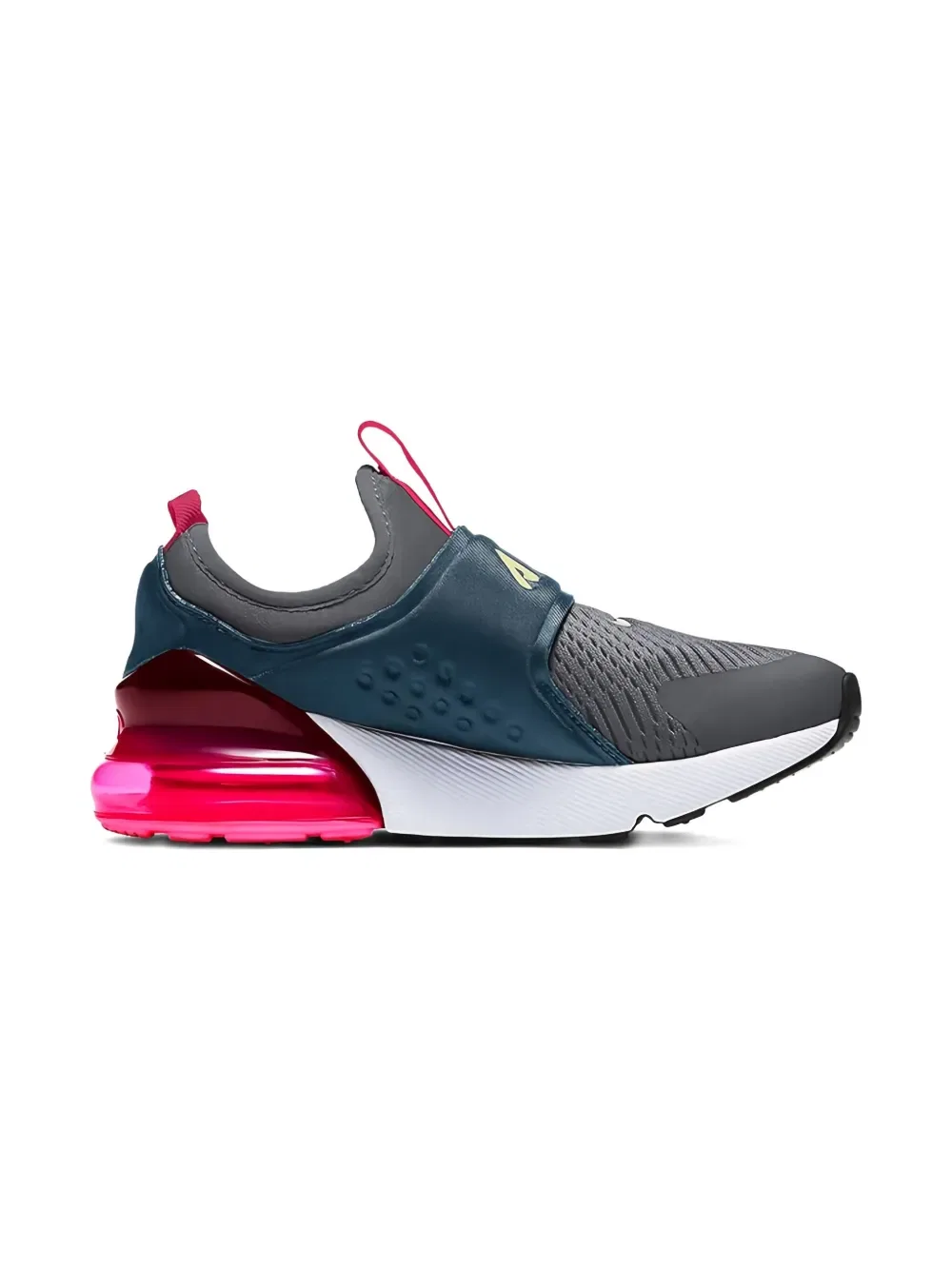 Кроссовки Air Max 270 Extreme "Iron Grey/Life Lime/Deep Ocean" Nike Kids, серый