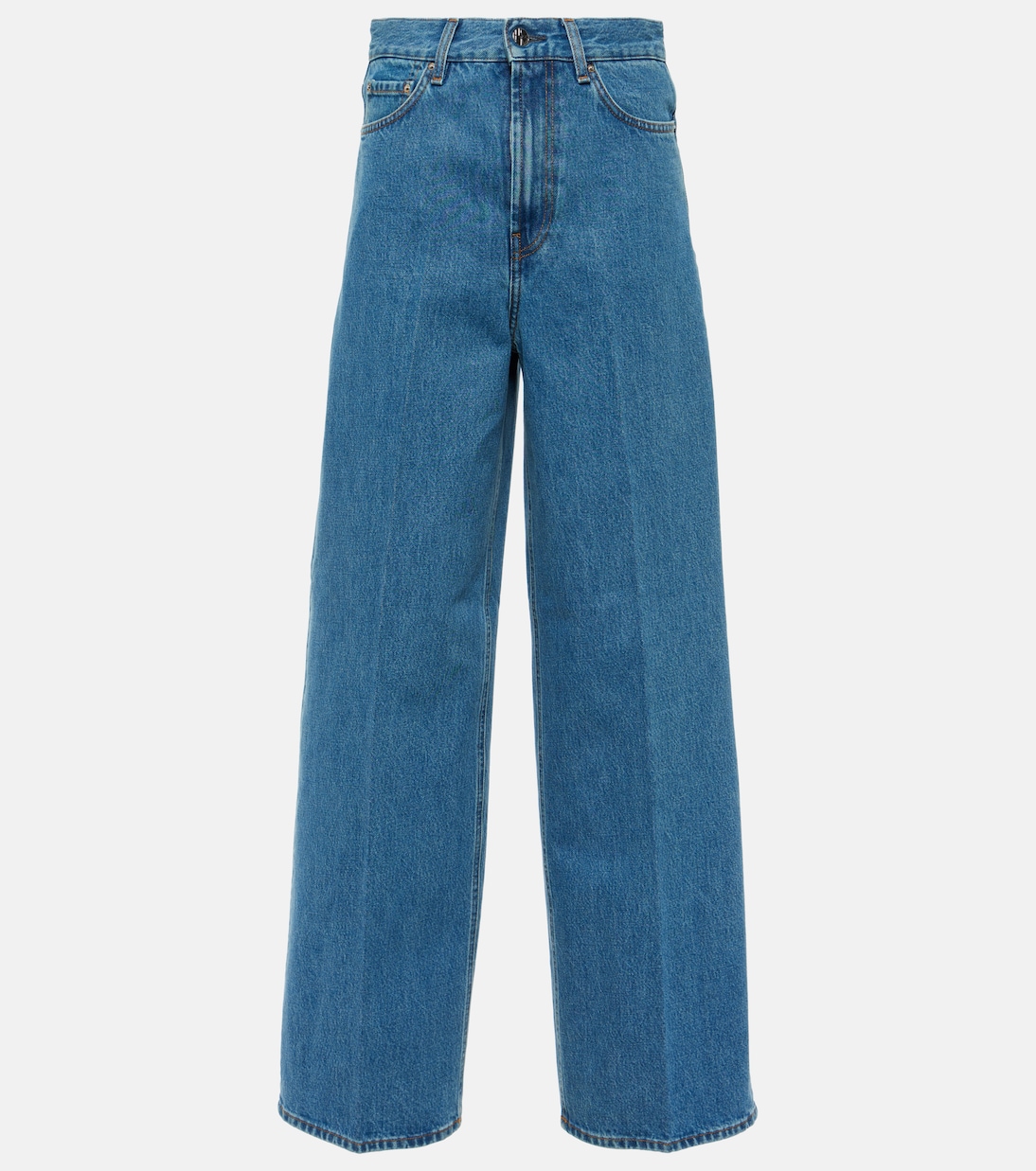 

Широкие джинсы Toteme, Vibrant Blue