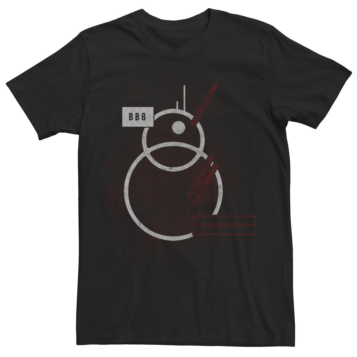 

Мужская футболка с рисунком BB-8 Linear Star Wars