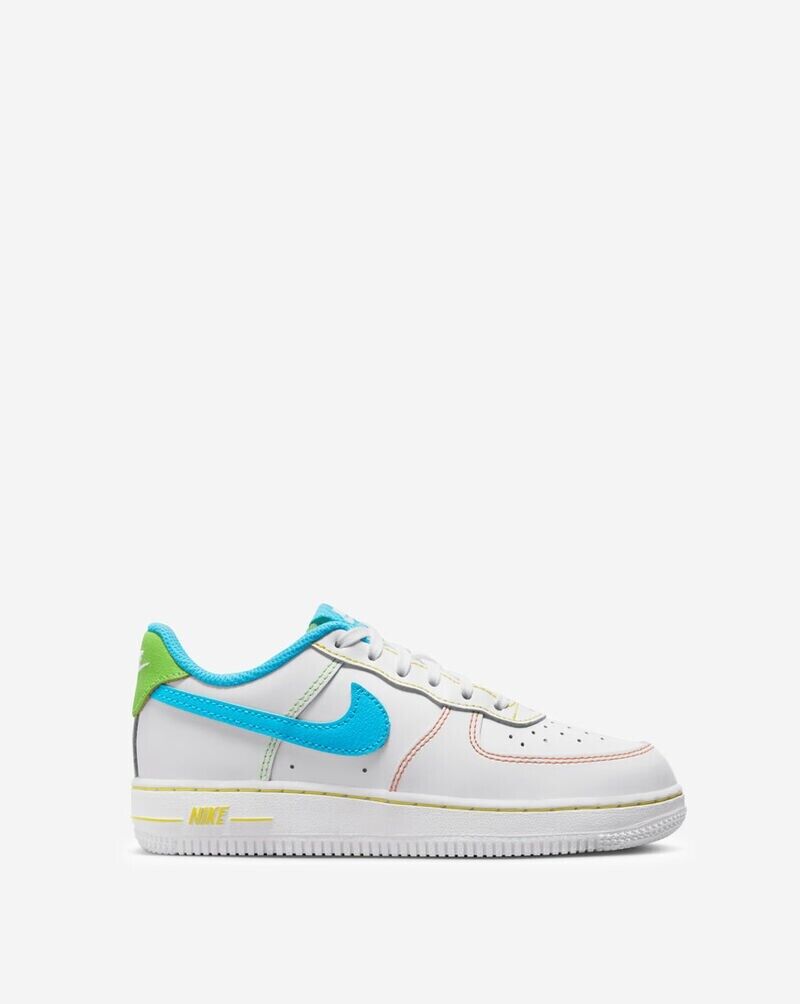 

Кроссовки Nike Air Force 1 LV8 FJ4807-100 детская белая кожаная повседневная обувь MER698, белый