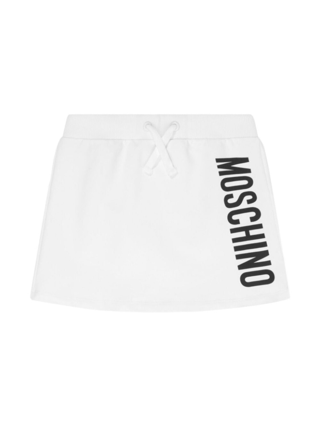 

Moschino Kids юбка мини с логотипом, белый