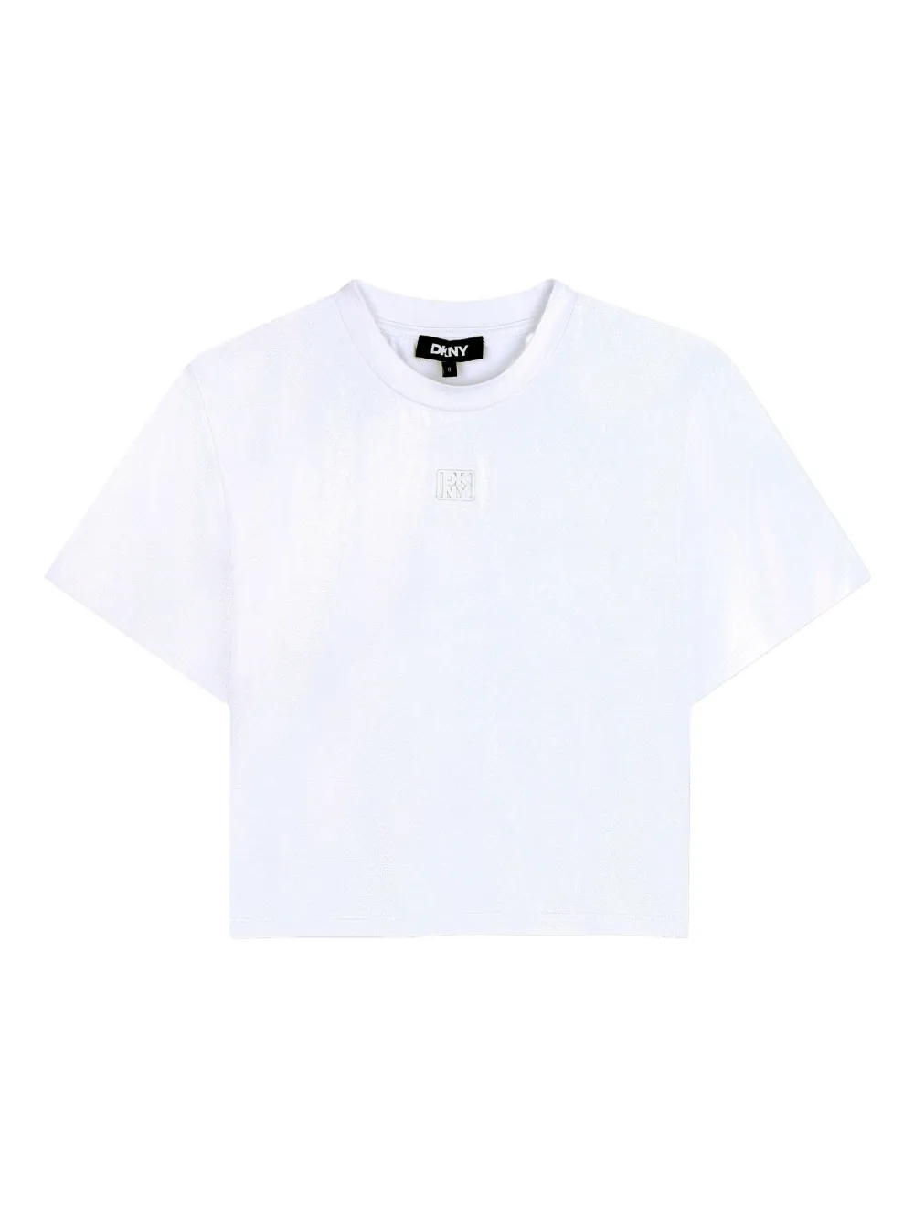 Футболка с тисненым логотипом Dkny Kids, белый