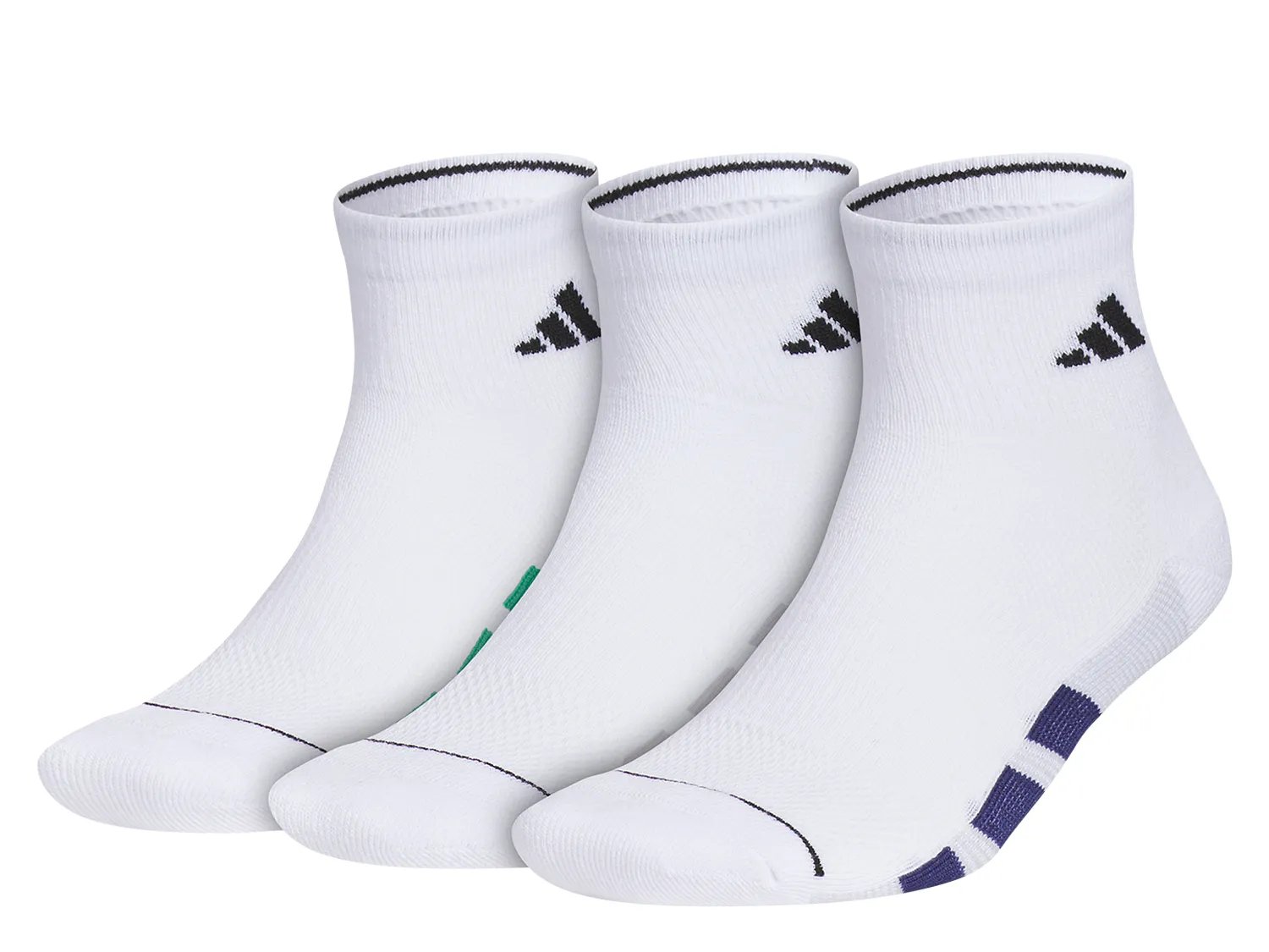 

Носки adidas All Day Training Men's Ankle Socks - 3 Pack, белый