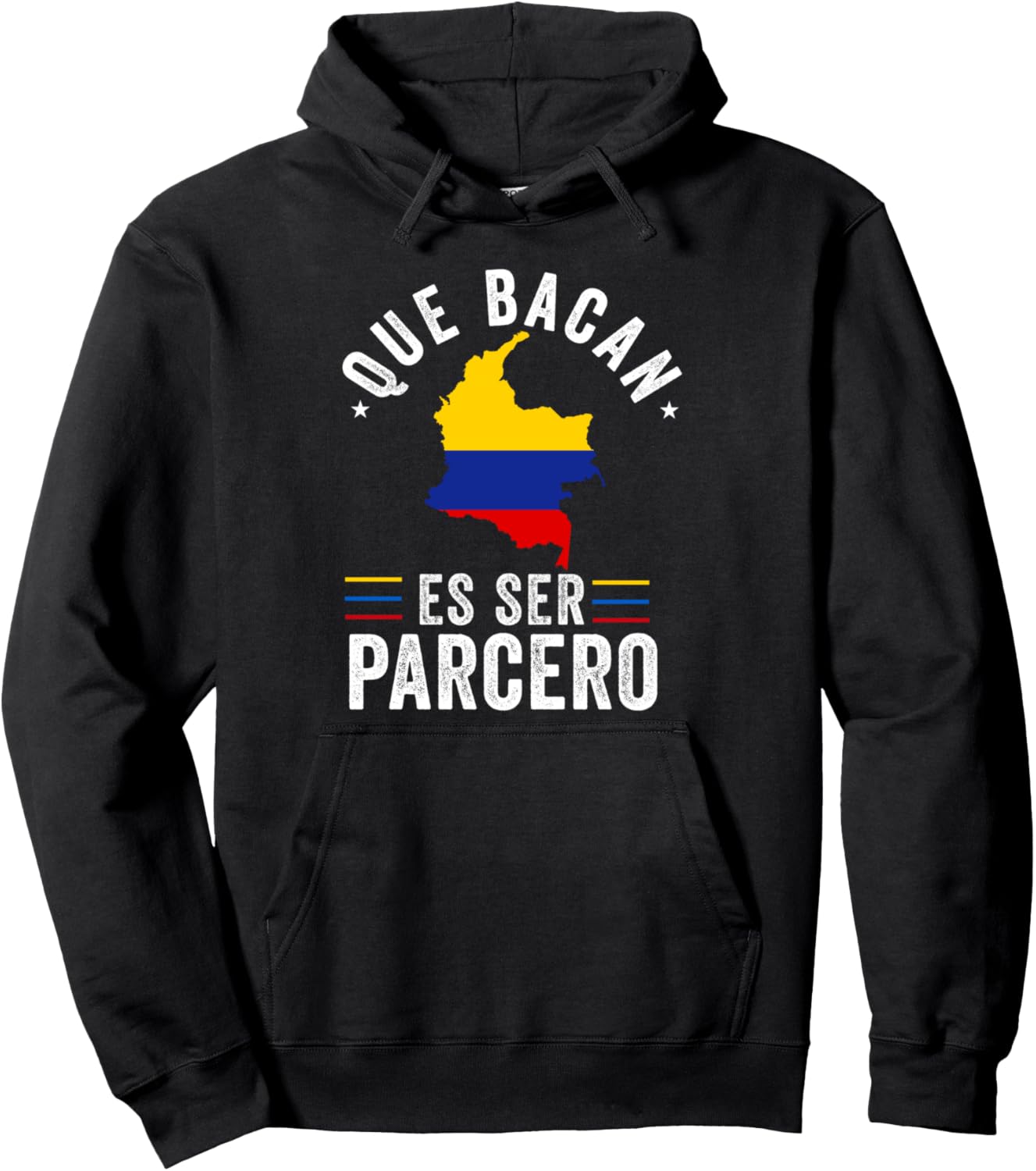 

Мужская худи с изображением колумбийского флага, худи Parcelo, черная Colombian Pride Dna Roots Apparel