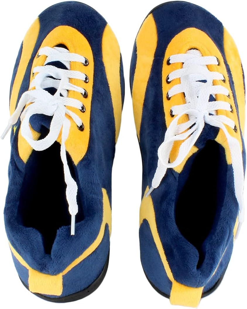 Тапочки Comfy Feet NCAA для использования дома и на улице, Michigan Wolverines — фото 4
