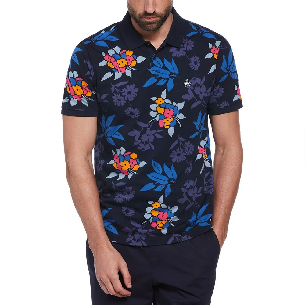 

Поло Original Penguin Aop Floral, разноцветный