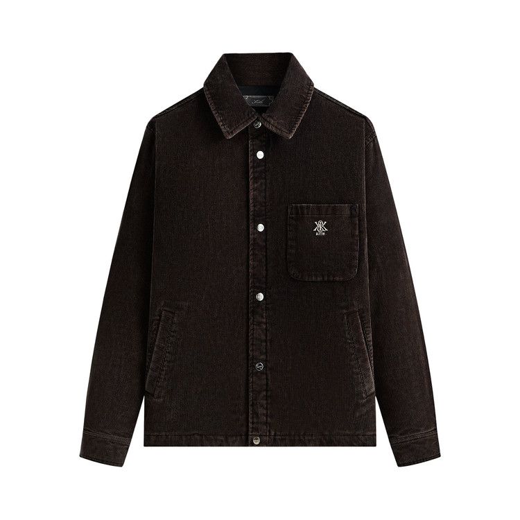 

Рубашка Kith Washed Corduroy Brixton Puffed Shirt Jacket, Ink