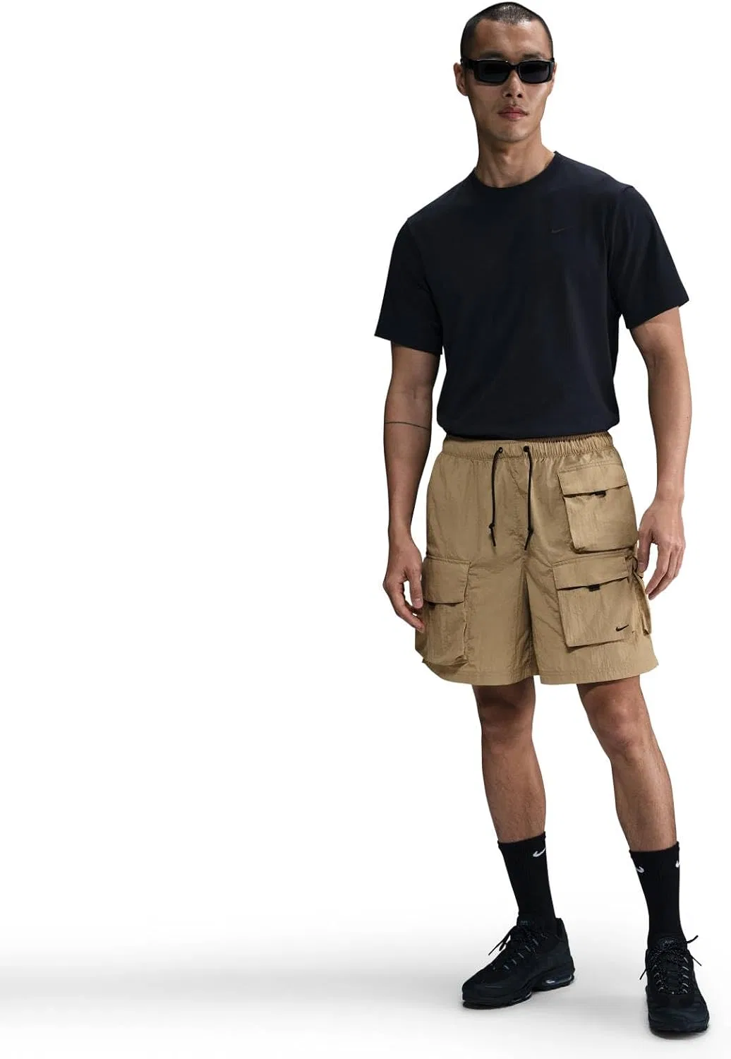 Шорты Active Nike Tech Cargo Parachute Beige/Black — фото 2